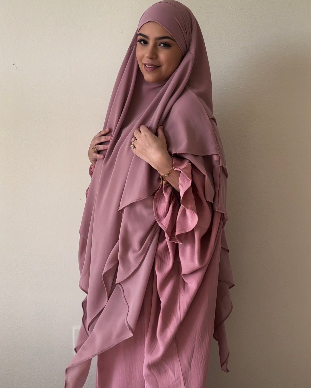 Sea Pink Khimar