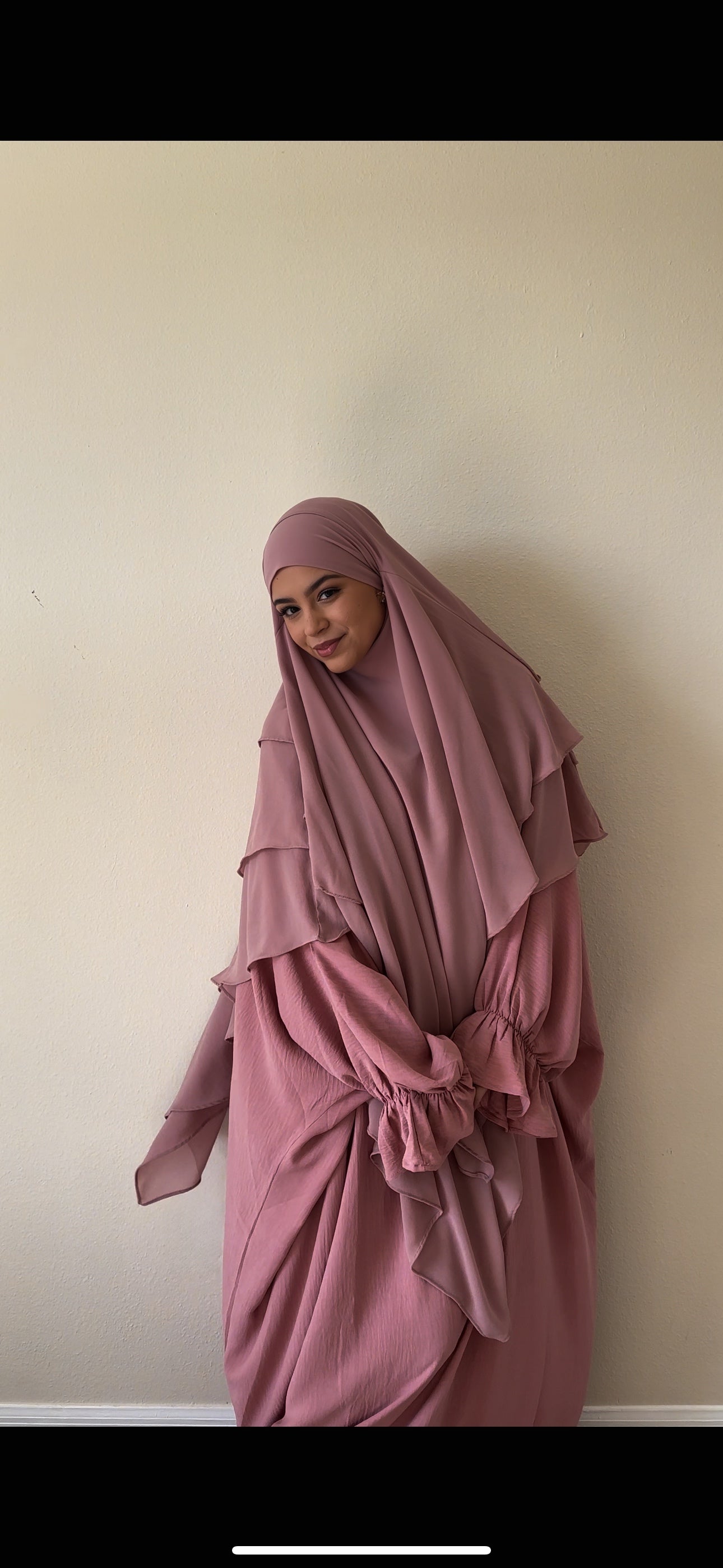 Sea Pink Khimar