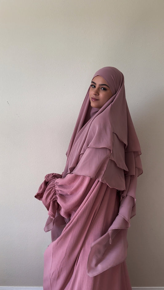 Sea Pink Khimar